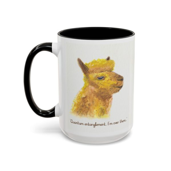Quantum Llama | 11oz or 15oz Mug | Animal Watercolor & Quote - Image 5