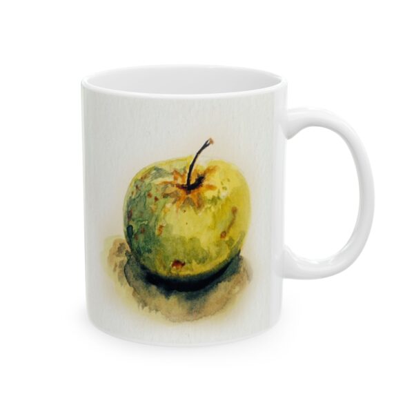 "Don’t sit under the apple tree with anyone else but me" | 11oz or 15oz Mug | Apple Watercolor & Quote - Image 3