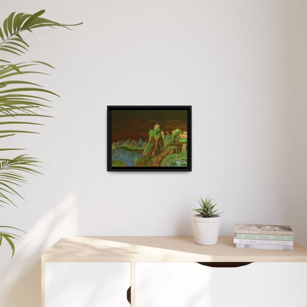 The Night that Forgot Itself | Framed Canvas Print | 12"x9" & 16"x12" - Image 4