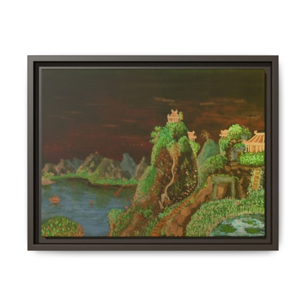 The Night that Forgot Itself | Framed Canvas Print | 12"x9" & 16"x12" - Image 5