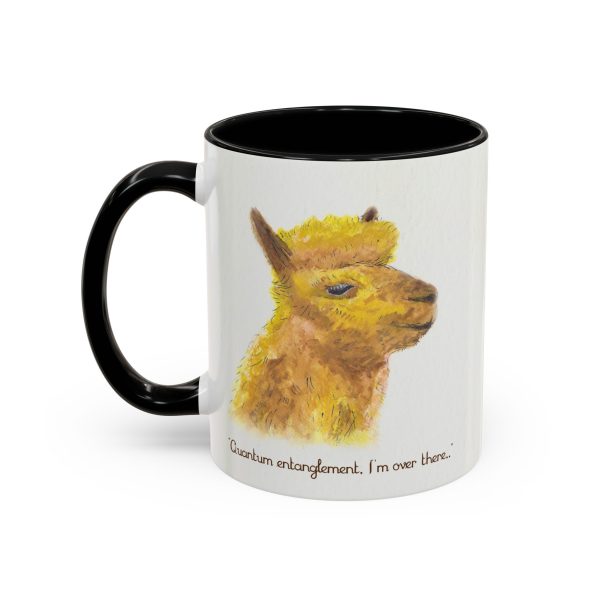 Quantum Llama | 11oz or 15oz Mug | Animal Watercolor & Quote - Image 3