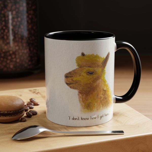 Quantum Llama | 11oz or 15oz Mug | Animal Watercolor & Quote